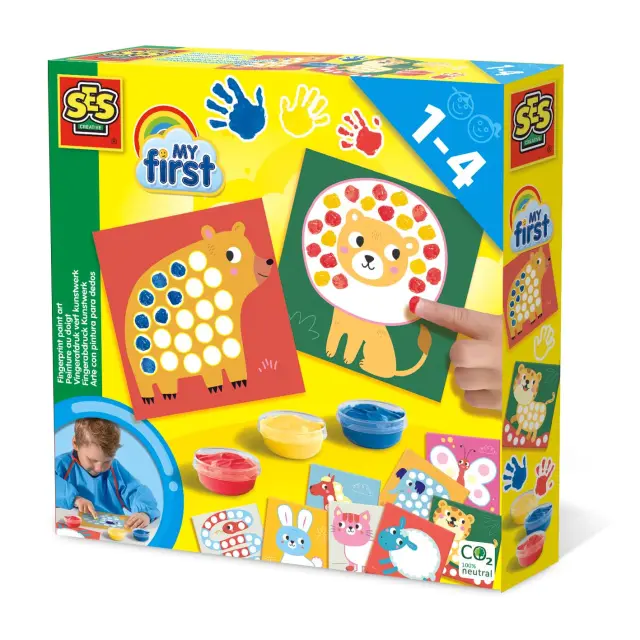 SES Creative - My first Fingerprint paint art - (S14481) - Toys