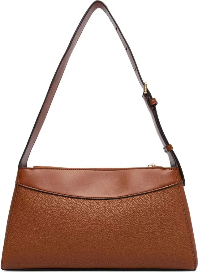 Calvin Klein Γυναικεία Μικρή Τσάντα Ώμου Mix Media Shoulder Bag Καφέ 3