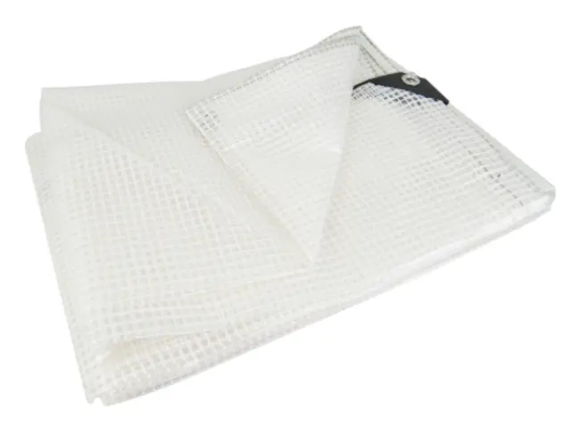 Tarpaulin 3 x 4 m transparent leno