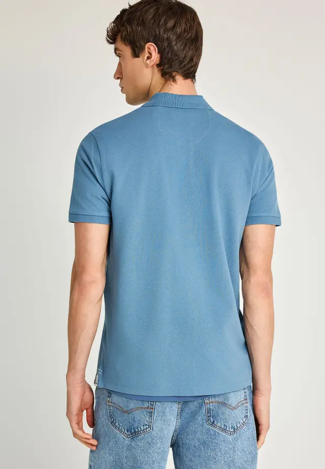 Funky Buddha Polo T-Shirt Blue Heaven FBM013-001-11 - 3XL 2