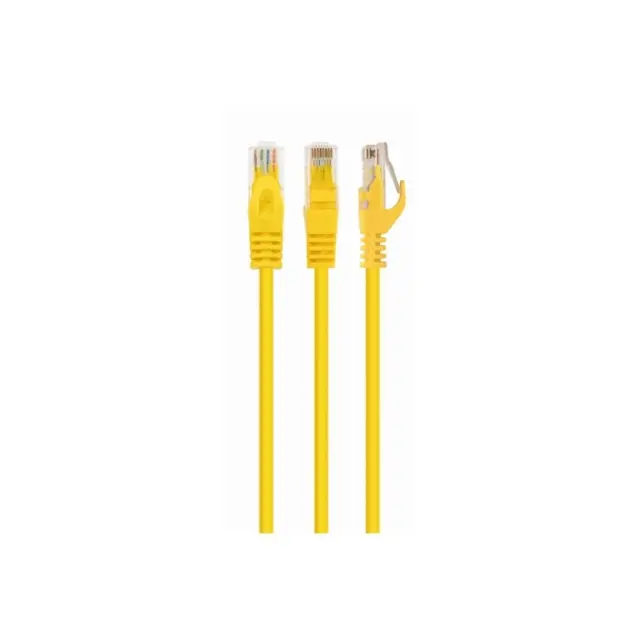 Cablexpert U/UTP Cat.6 Καλώδιο Δικτύου Ethernet 1m Κίτρινο (PP6U-1M/Y) (GEMPP6U-1M-Y)