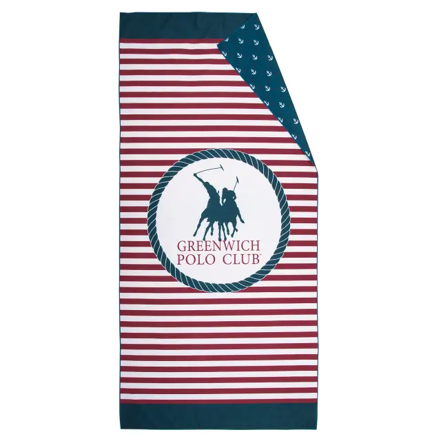 GREENWICH POLO CLUB ΠΕΤΣΕΤΑ ΘΑΛΑΣΣΗΣ 80Χ170 4027 BLUE, RED