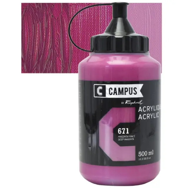 Ακρυλικό Raphael Campus - 671 Deep Magenta - 500ml