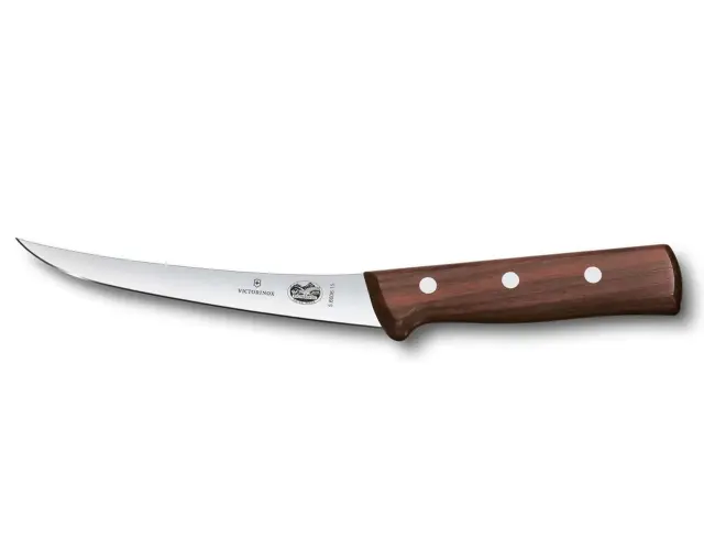 Μαχαίρι ξεκοκαλίσματος Victorinox με καμπύλη στενή λάμα, ξύλινη λαβή και μήκος λεπίδας 12cm5.6606.12 2