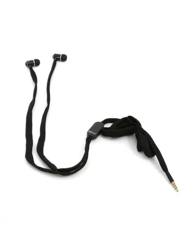 FREESTYLE SHOELACE EARPHONES + ΜΙΚΡΟΦΩΝΟ FH2112 ΜΑΥΡΟ [42776] 2