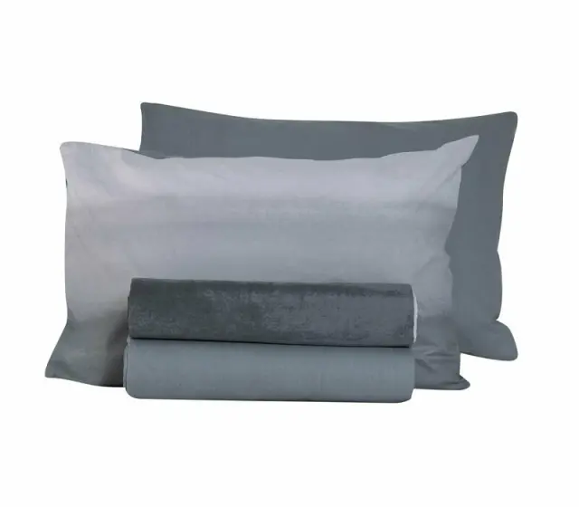 ΣΕΝΤΟΝΙ ΒΑΜΒ.OCEAN ΣΕΤ KING SIZE GREY 1Χ(270Χ260)-1X(180X200+32)-2Χ(52Χ72+20) - NEF NEF 3