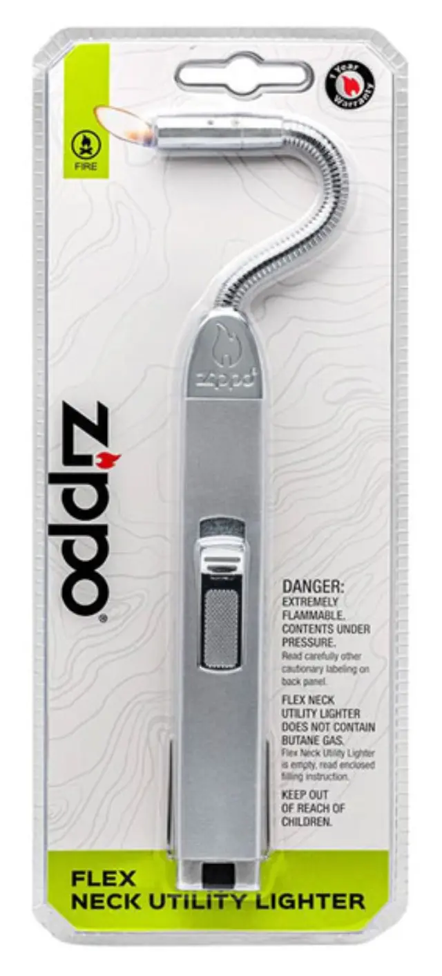 Zippo Αναπτήρας Αντιανεμικός - Flex Neck Utility 29cm Silver (121353) 2