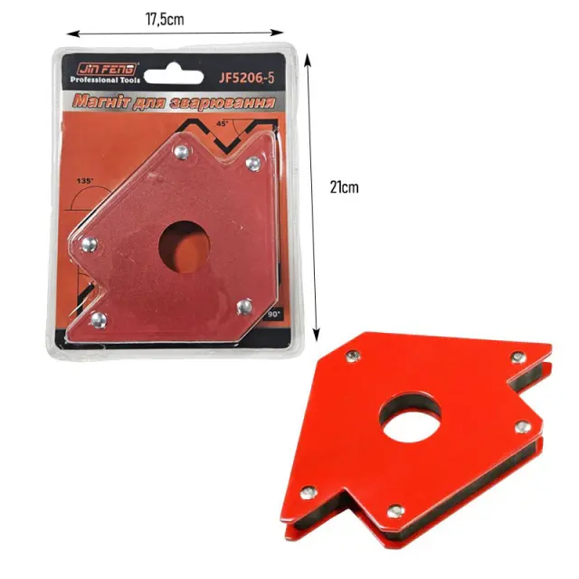 Μαγνητική γωνία ηλεκτροσυγκόλλησης JF5206-5 - Welding Magnet 0305012 2