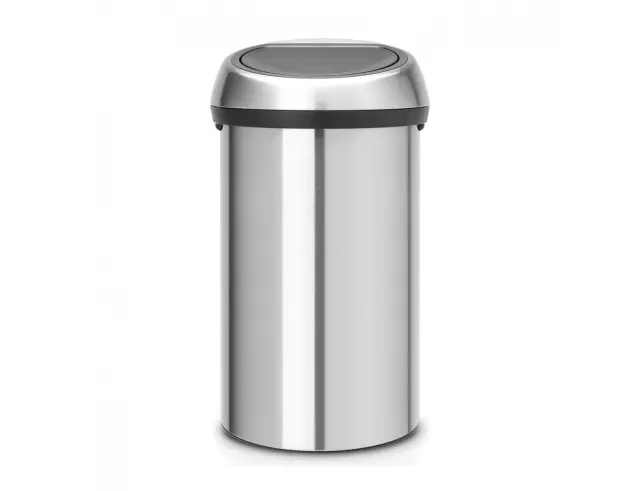 Καλάθι απορριμμάτων Touch Bin Brabantia με σύστημα αφής, χωρητικότητα 60L και διαστάσεις 40x40x71cm - Matt Steel080.1079/62