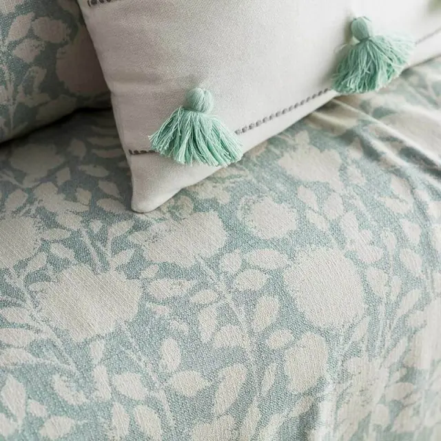 Ριχτάρι Πολυθρόνας 180X180 GOFIS HOME ROSEFIELD Aqua 201/11 2