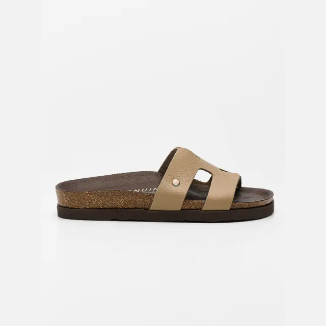 Genuins Πέδιλα Γυναικείο δέρμα Μπεζ GEN/HILARY G105987 TAUPE