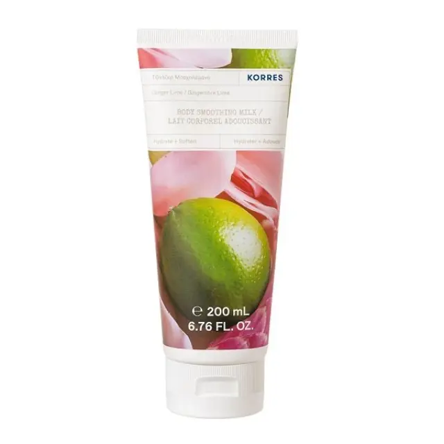 KORRES Body Smoothing Milk Ενυδατικό Γαλάκτωμα Σώματος Τζίντζερ & Μοσχολέμονο 200ml