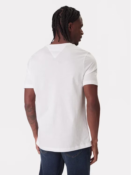 TOMMY HILFIGER T-Shirt Ανδρικό Λευκό Άσπρο 3