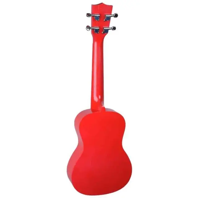V-TONE UK23 RD acoustic concert ukulele 23" red + cover 3