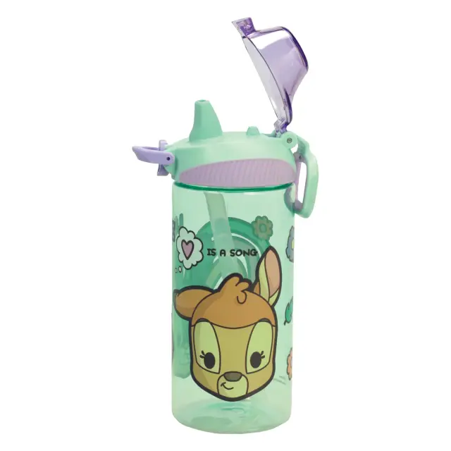 Παγούρι με καλαμάκι Disney Bambi 450ml 2