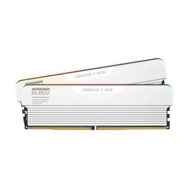 KLEVV Μνήμη Ram Urbane V RGB White 32GB (2x16GB) 6000MHz CL28 (KD5AGUA80-60B280M)