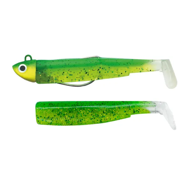 Σιλικονούχο Fiiish Black Minnow Νο3 Combo BM1403 Combo Search - 18gr Chartreuse