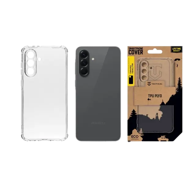 Tactical TPU Plyo Cover for Samsung Galaxy A56 5G Transparent 3