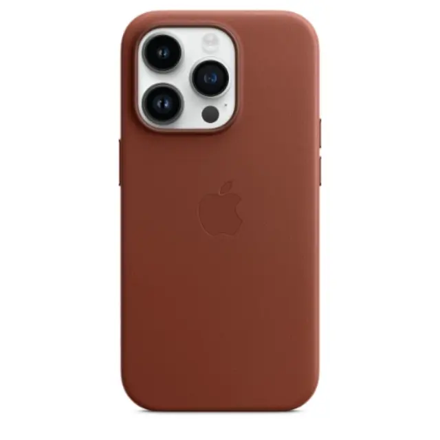 Apple Leather Case iPhone 14 Pro Max with MagSafe Umber