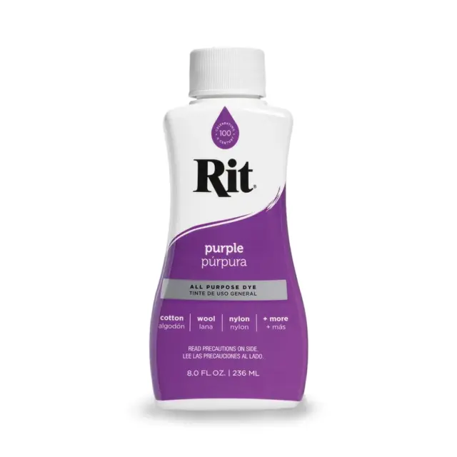 RIT DYE Liquid All-Purpose Βαφή Υφασμάτων – Purple 236ml