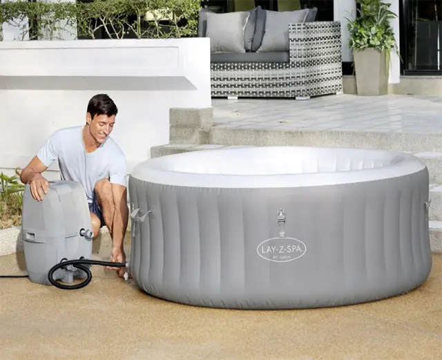 Φουσκωτό Θερμαινόμενο Spa BESTWAY LAY-Z-SPA ST.LUCIA AIR JET 170x66cm 2
