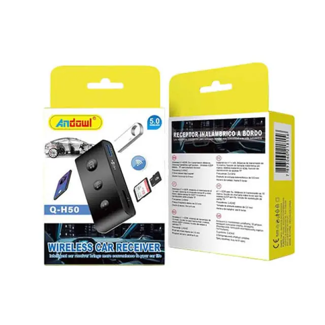 Andowl Ασύρματος Δέκτης Αυτοκινήτου Q-H50 Bluetooth– Wireless Car Receiver 218156