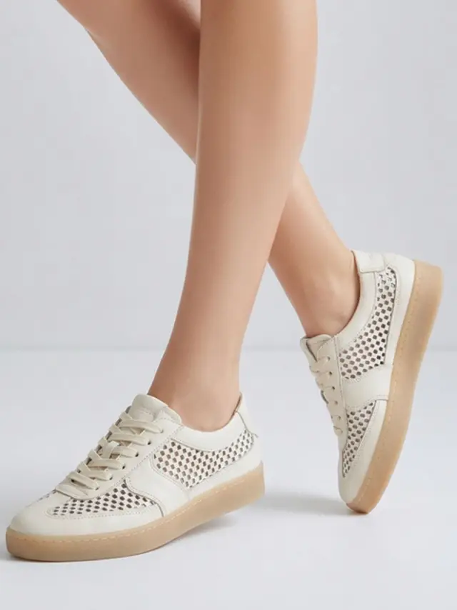 Gabor Sneakers Γυναικείο δέρμα/ύφασμα Μπεζ GAB/83341 43-VANILLA 2