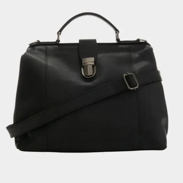 Δερμάτινη Τσάντα Χειρός The Chesterfield Brand Doctors Shaun C48.1118-011 Μαύρο - ONESIZE 2