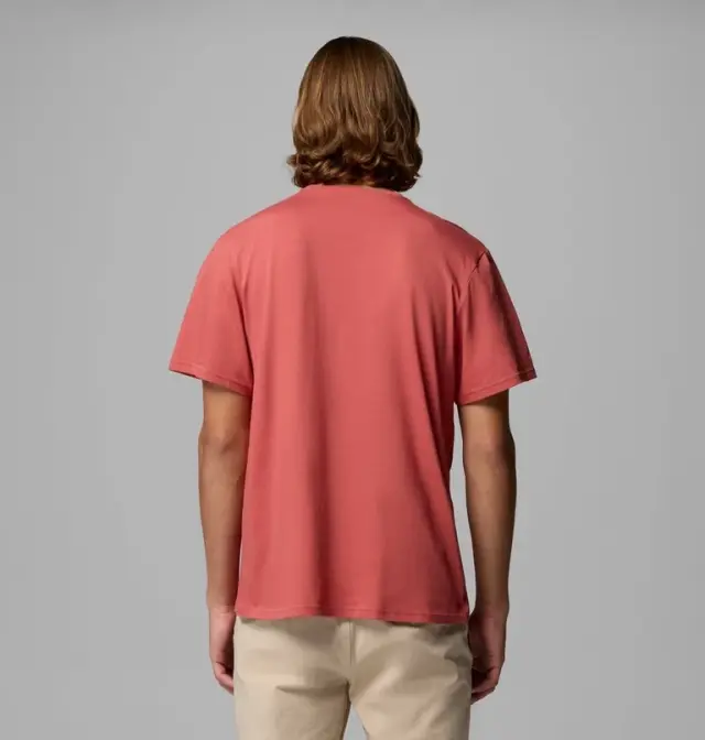Columbia CSC™ Basic Tee Washed Red – Ανδρικό Βαμβακερό T-Shirt - 2154991-643 3