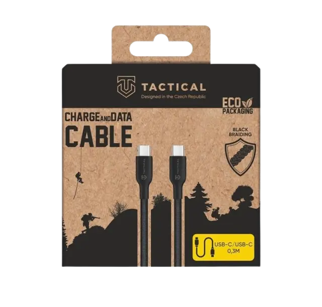 Tactical Stitch Thread Cable USB-C/USB-C 0.3m Black 2