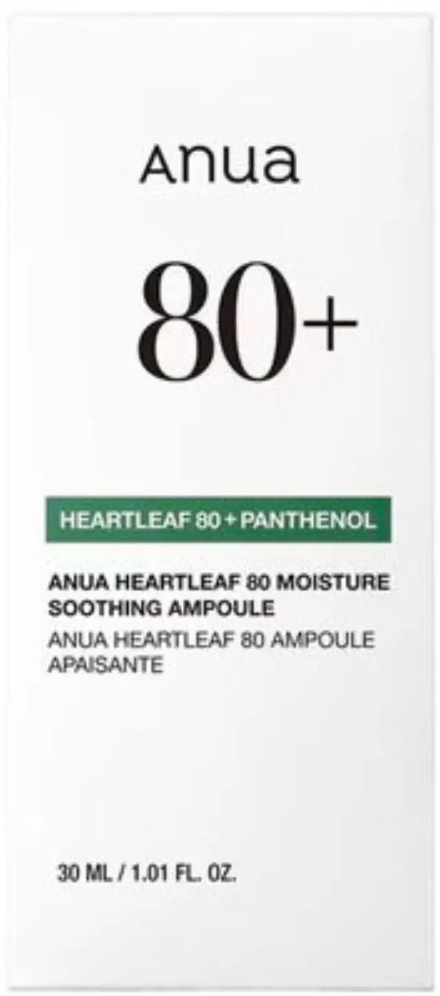 Anua Heartleaf 80% Soothing Ampoule, Ενυδατική Καταπραϋντική Αμπούλα για Glass Skin 30ml