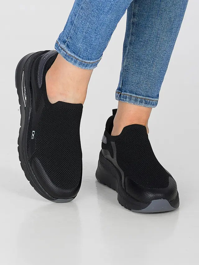 Donna Serena Sneakers Γυναικείο Άλλα Υλικά Μαύρο DSE/145672 BLACK 2