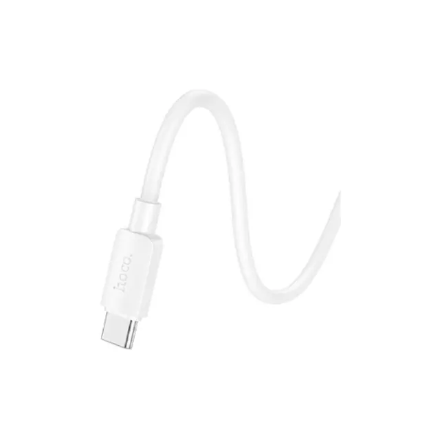 Hoco X96 USB 2.0 Cable USB-C male - USB-C 100W PD Λευκό 1m HC-X96TTWH 2