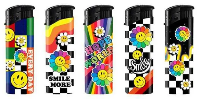 Belfam Αναπτήρες Ηλεκτρονικοί - Smile More - 5 τεμ.