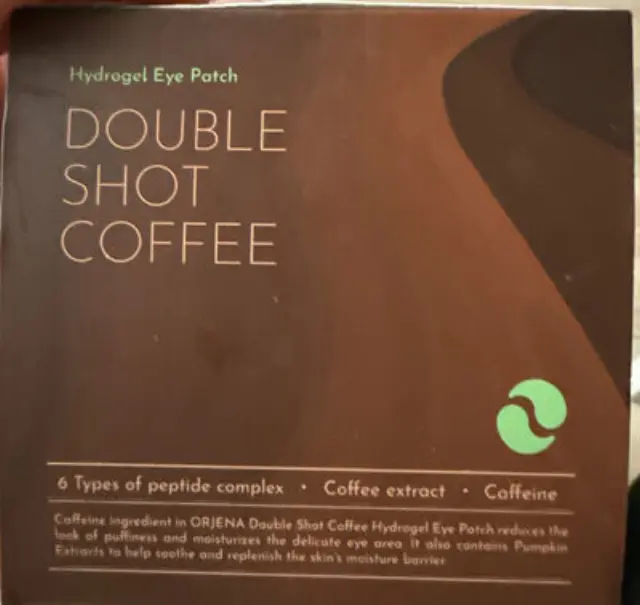 Orjena Double Shot Coffee Hydrogel Eye Patches Επιθέματα Ματιών κατά του Πρηξίματος 60τμχ