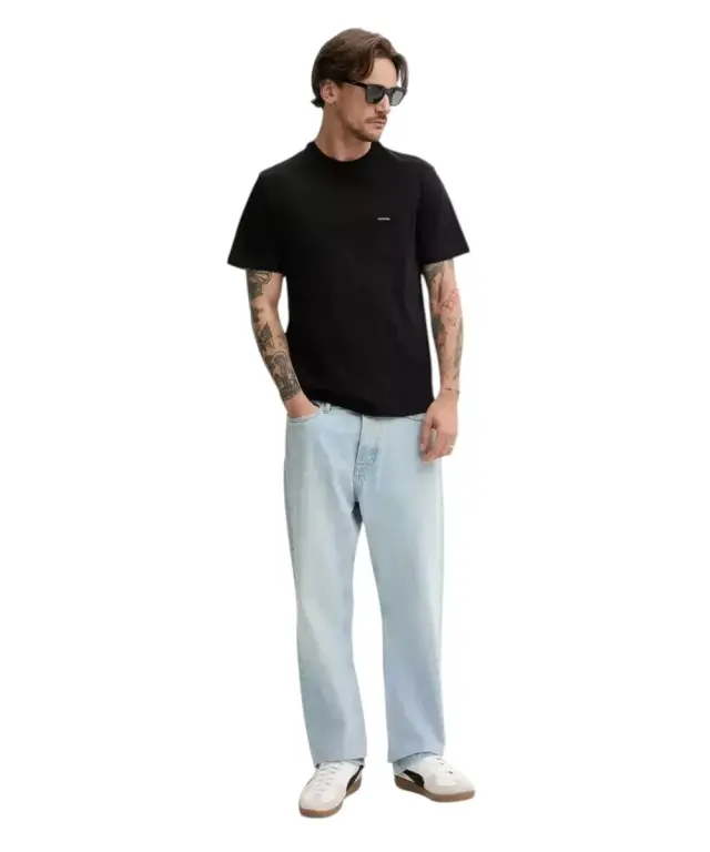 Guess - Ανδρικό T-shirt Essential Logo Regular Fit M5RI74K8FQ4-JBLK Μαύρο - S 3