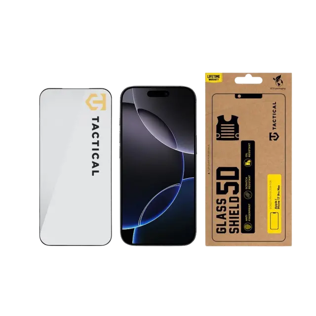 Tactical Glass Shield 5D for Apple iPhone 18 Pro Max/17 Pro Max Black 3