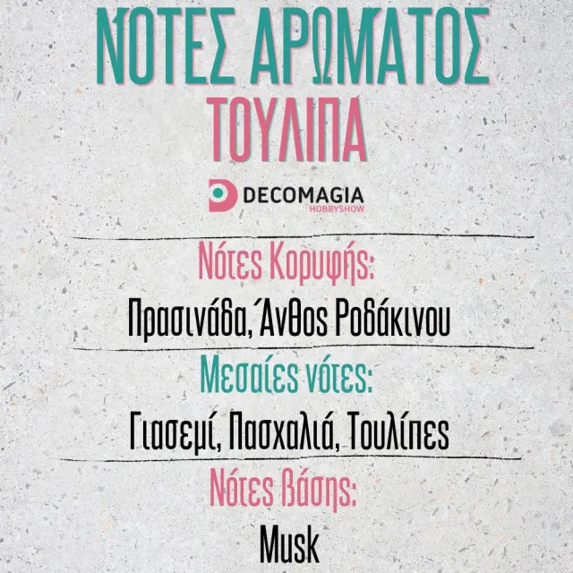 Άρωμα για κερί και σαπούνι 50ml, Τουλίπα 2