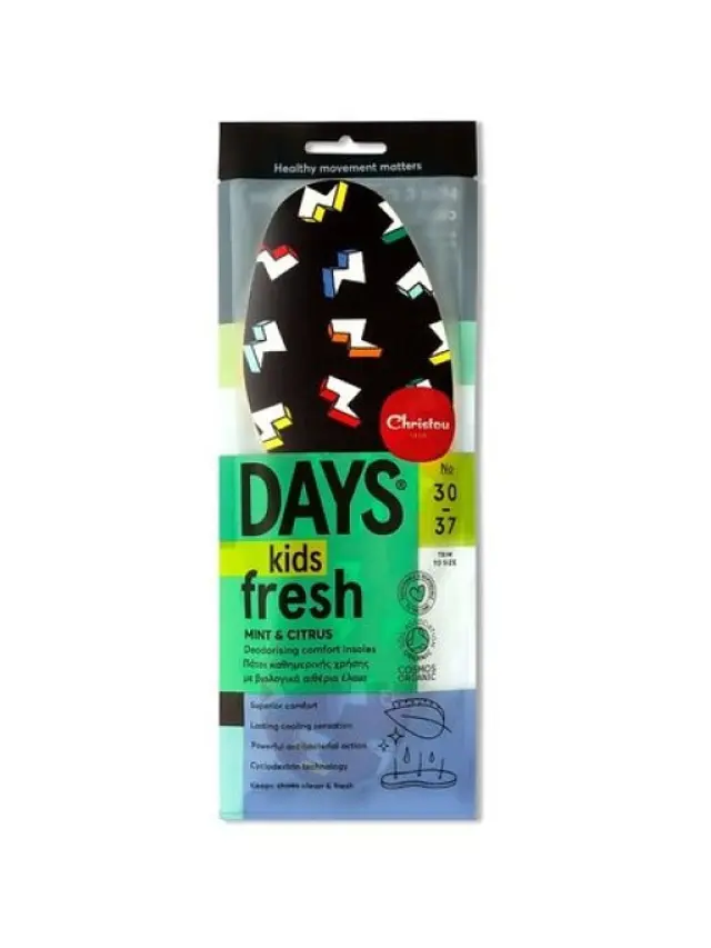 DAYS KIDS FRESH MINT & CITRUS THUNDERBOLTS BLACK – ΠΑΤΟΙ ΚΑΘΗΜΕΡΙΝΗΣ ΧΡΗΣΗΣ ΜΕ ΒΙΟΛΟΓΙΚΑ ΑΙΘΕΡΙΑ ΕΛΑ ΜΑΥΡΟ 3