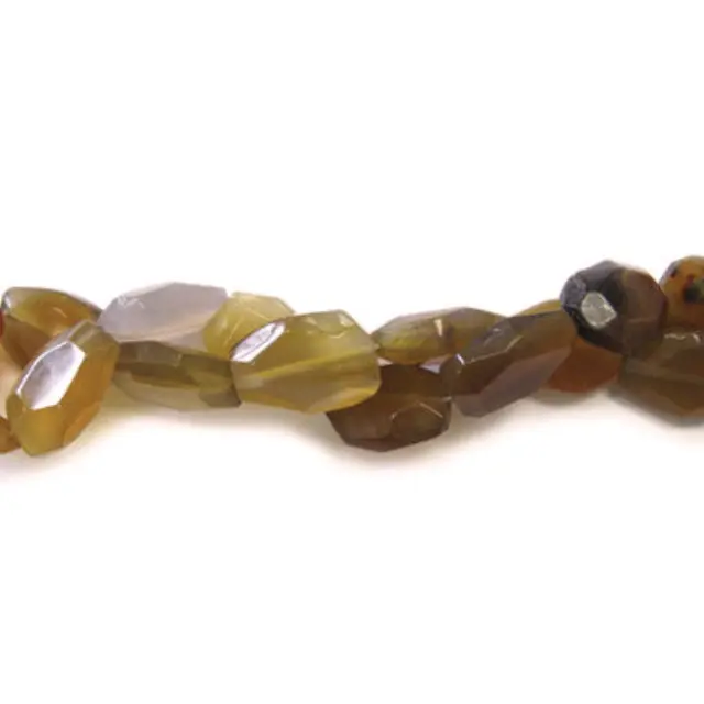Καρνεόλιο Πρισματικό Flat Nugget 25x18mm - 1τεμ