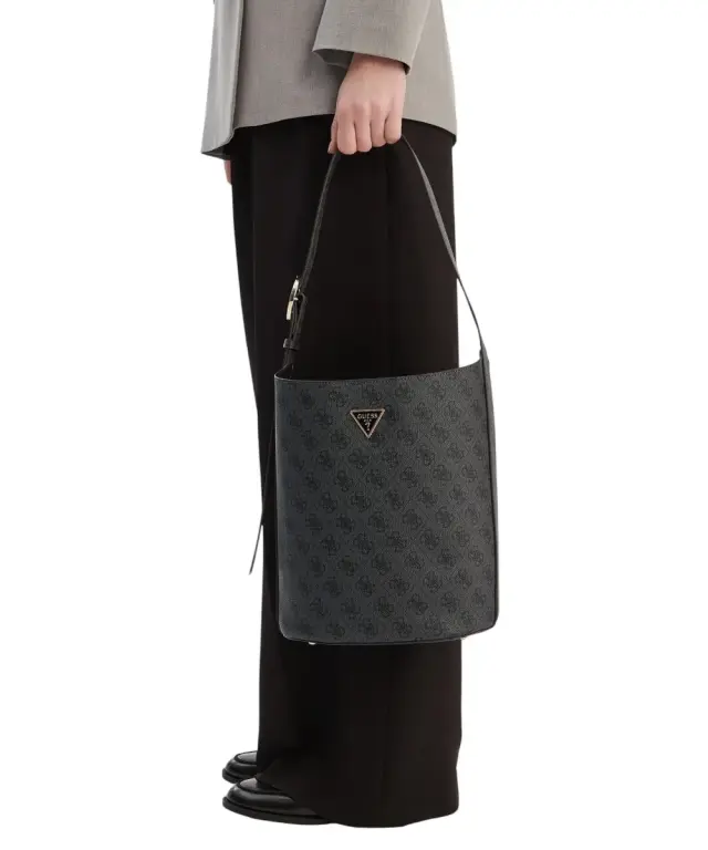Guess - Γυναικεία Τσάντα Ώμου/Χειρός Meridian II HWSG6974040-CLO Ανθρακί 2