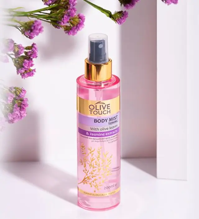 OLIVE TOUCH Body Mist με Ελιά και Γιασεμί 200ml (Toning Body Mist with Jasmine extract)