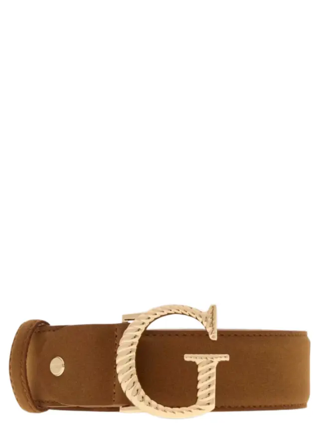 Guess γυναικεία ζώνη σουέτ BW9368P6335-1