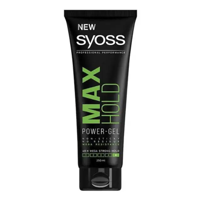 Syoss Ανδρικό Gel Μαλλιών Max Hold Mega Strong 250ml