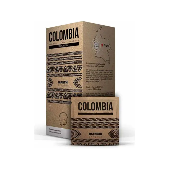 Ταμπλέτες Bianchi Colombia Espresso ese pods 100% Arabica - 16 τεμ.