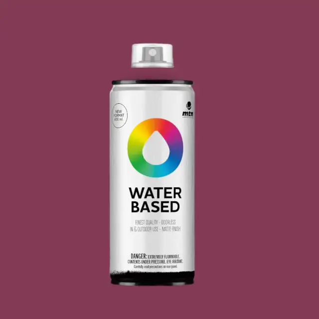 MTN Waterbased Spray Paint 400ml WB4 RV-324 Wine Red