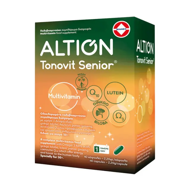 Altion Tonovit Senior Πολυβιταμίνη για Ηλικίες άνω των 50 Ετών 40 κάψουλες