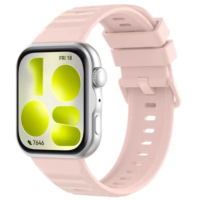 Techsuit - Watchband (W082) - Huawei Watch Fit 3 / Fit 4 / Fit 4 Pro / Fit 5 / Fit 5 Pro - Pink