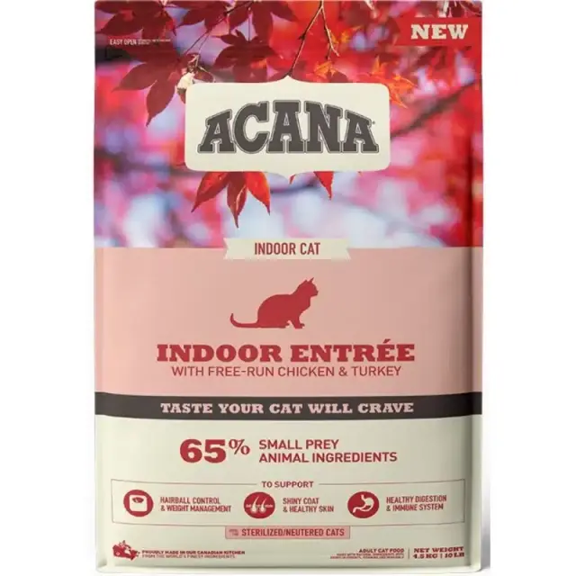 Acana Adult Cat Indoor Entree 4,5Kg Μονόχρωμο