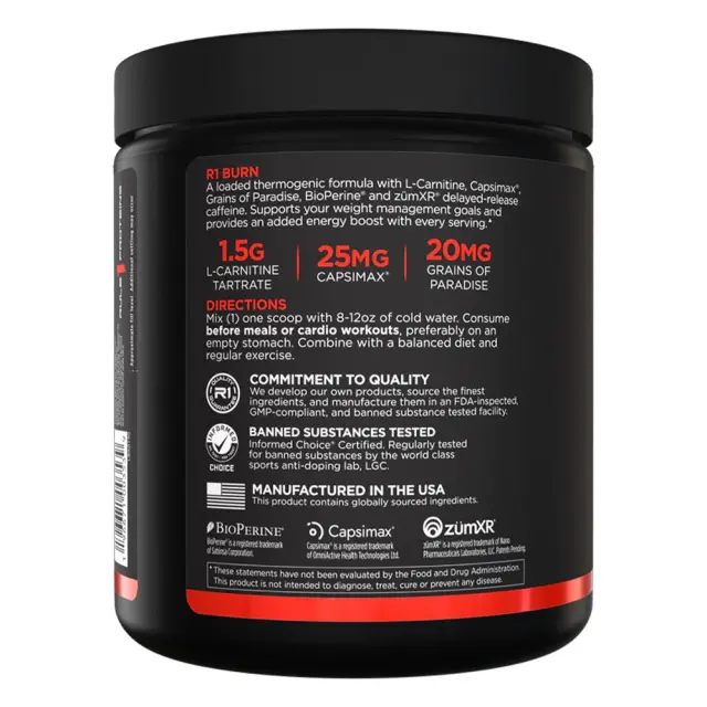 Rule1 Burn Blue Razz Lemonade, 210 g 3